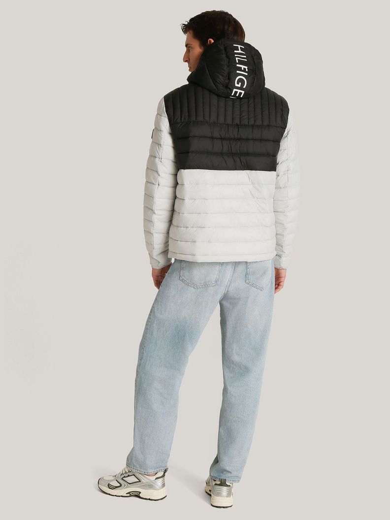 Parka Weight Quilted Colorblock Multicolor Tommy Hilfiger-2