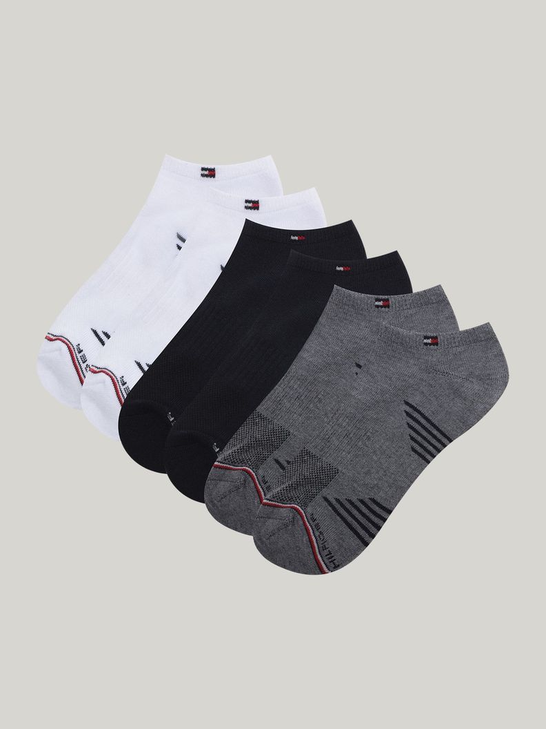Pack 3 Calcetines Tobilleros Multicolor Tommy Hilfiger-0