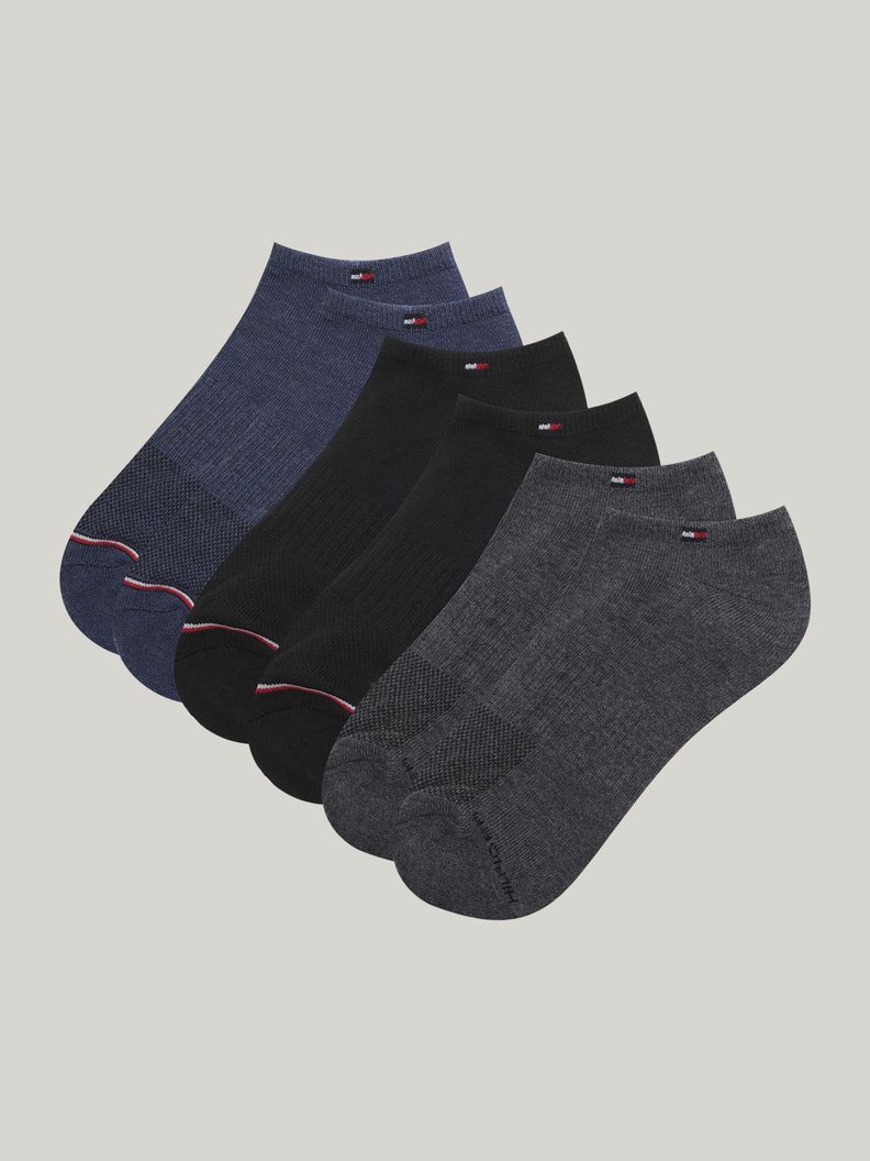 Pack De 3 Calcetin Tobilleros Multicolor Tommy Hilfiger-0