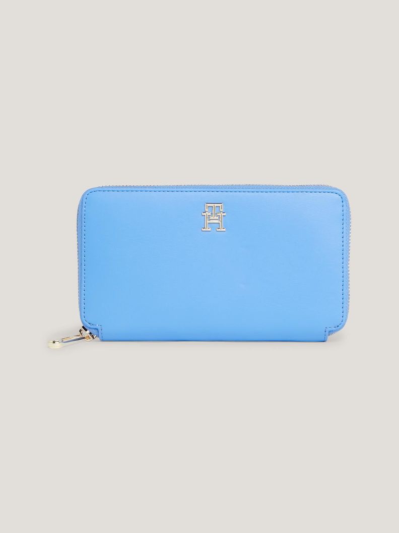 Billetera Iconic Con Cierre Celeste Tommy Hilfiger-0