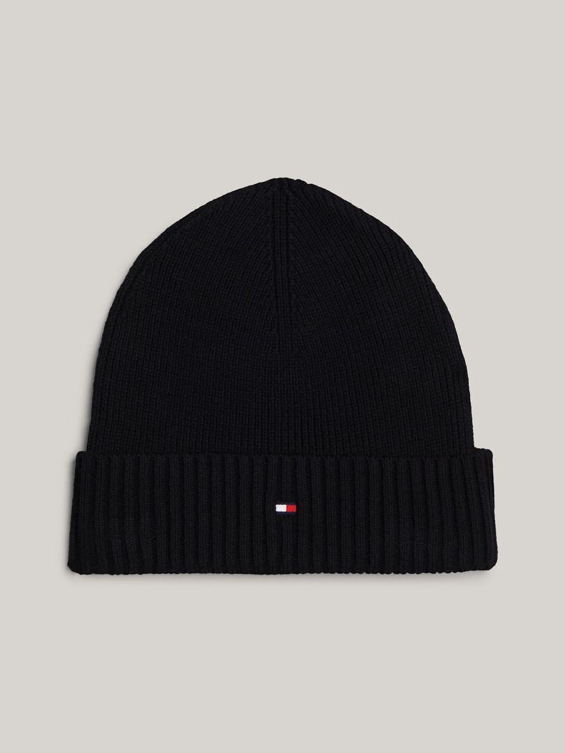 Gorro Solid de Logo Negro Tommy Hilfiger-0