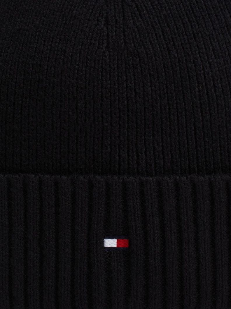 Gorro Solid de Logo Negro Tommy Hilfiger-2