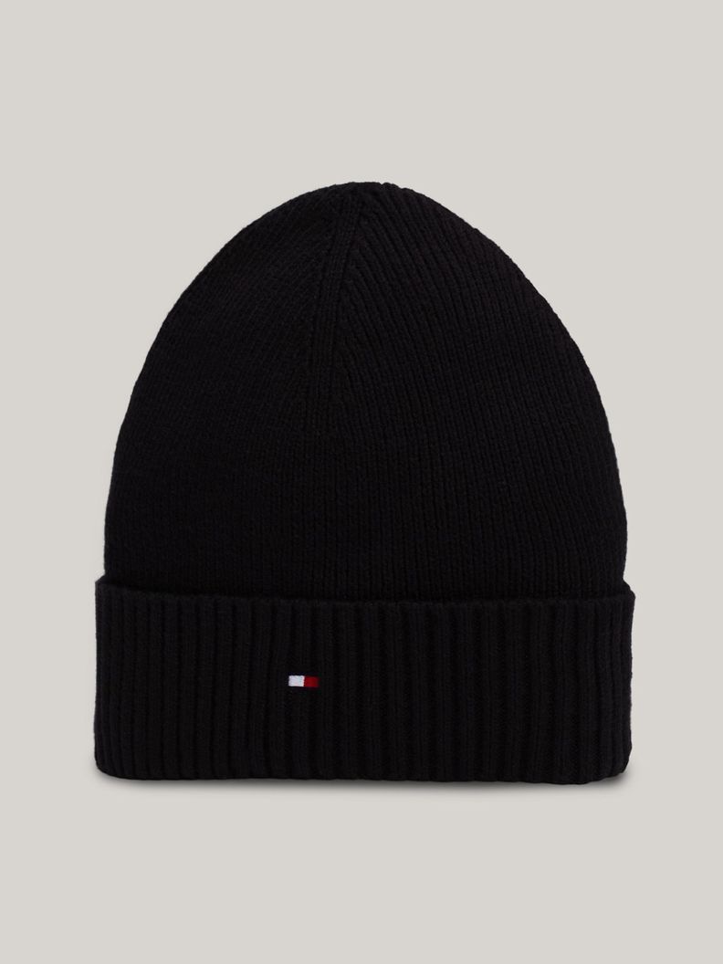 Gorro Solid de Logo Negro Tommy Hilfiger-3