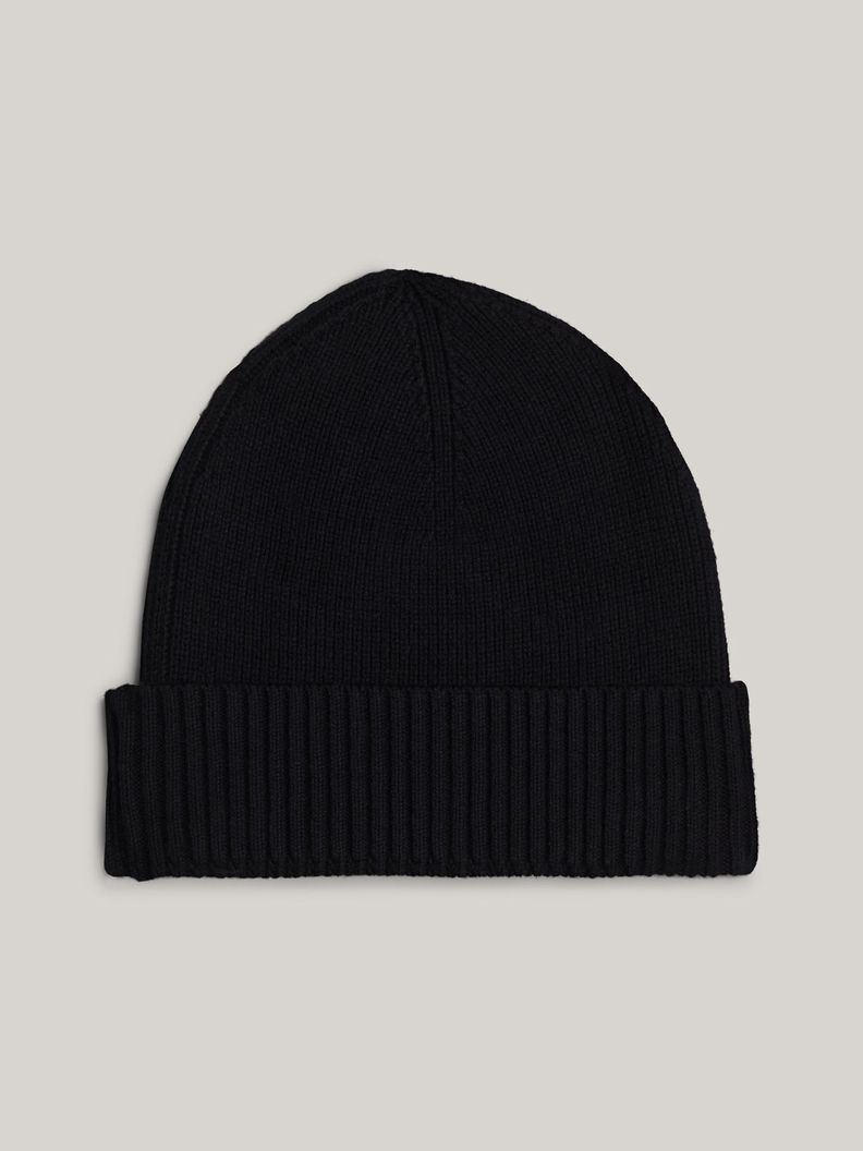 Gorro Solid de Logo Negro Tommy Hilfiger-4