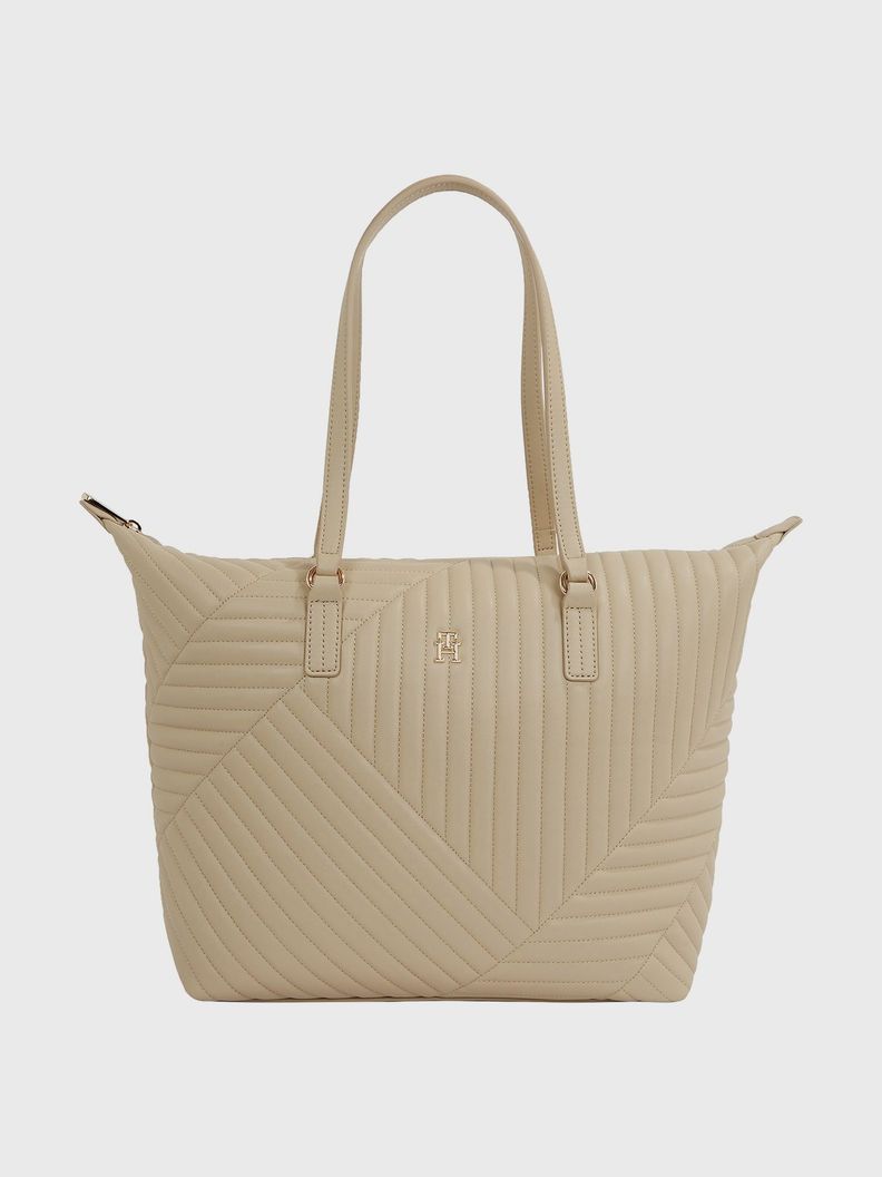Tote Poppy Reform Con Logo Beige Tommy Hilfiger-0