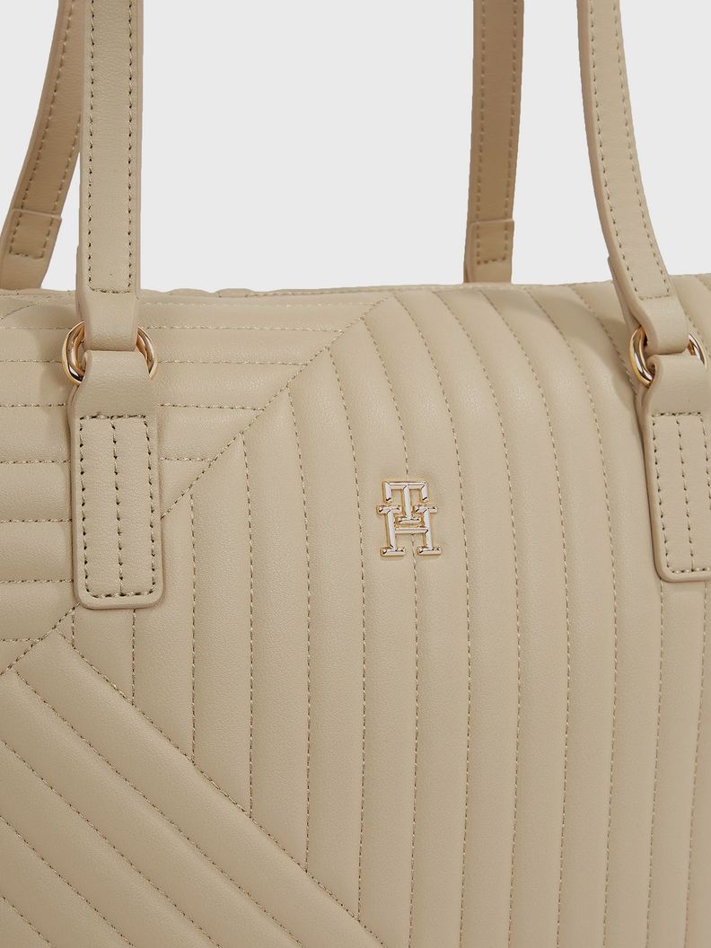 Tote Poppy Reform Con Logo Beige Tommy Hilfiger-2