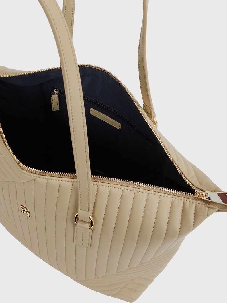 Tote Poppy Reform Con Logo Beige Tommy Hilfiger-3