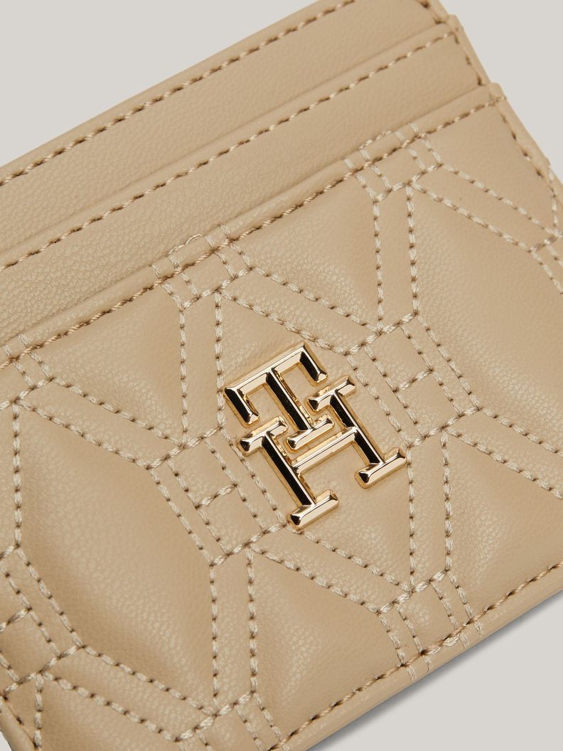 Tarjetero Con Logo Monogram Beige Tommy Hilfiger-2