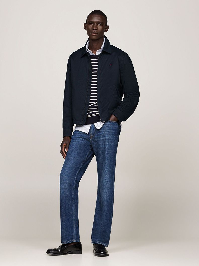 Chaqueta Cotton Ivy Con Cierre Azul Tommy Hilfiger-1