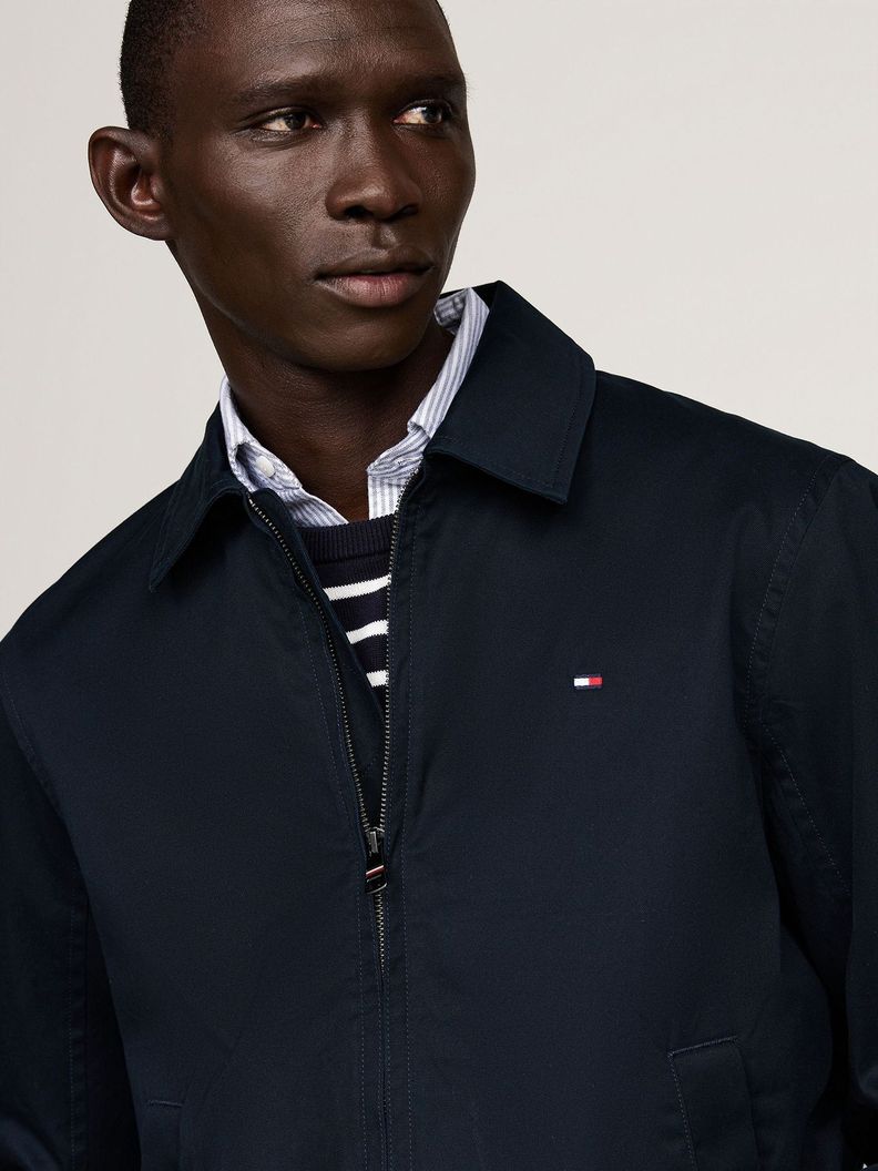 Chaqueta Cotton Ivy Con Cierre Azul Tommy Hilfiger-3