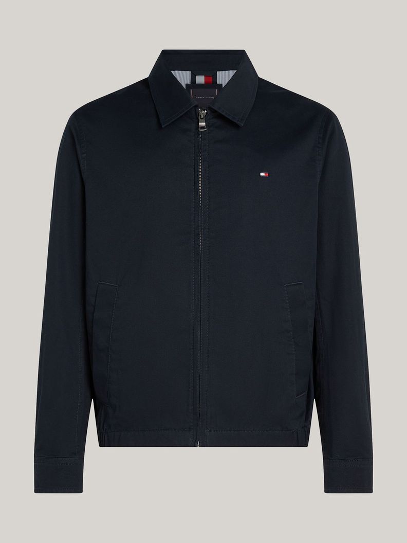 Chaqueta Cotton Ivy Con Cierre Azul Tommy Hilfiger-4