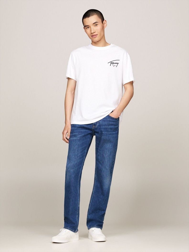 Polera Con Logo Signature Blanco Tommy Jeans-1