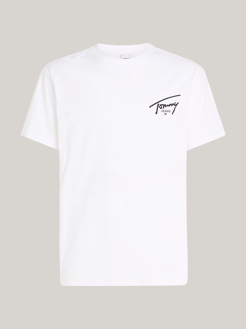 Polera Con Logo Signature Blanco Tommy Jeans-4