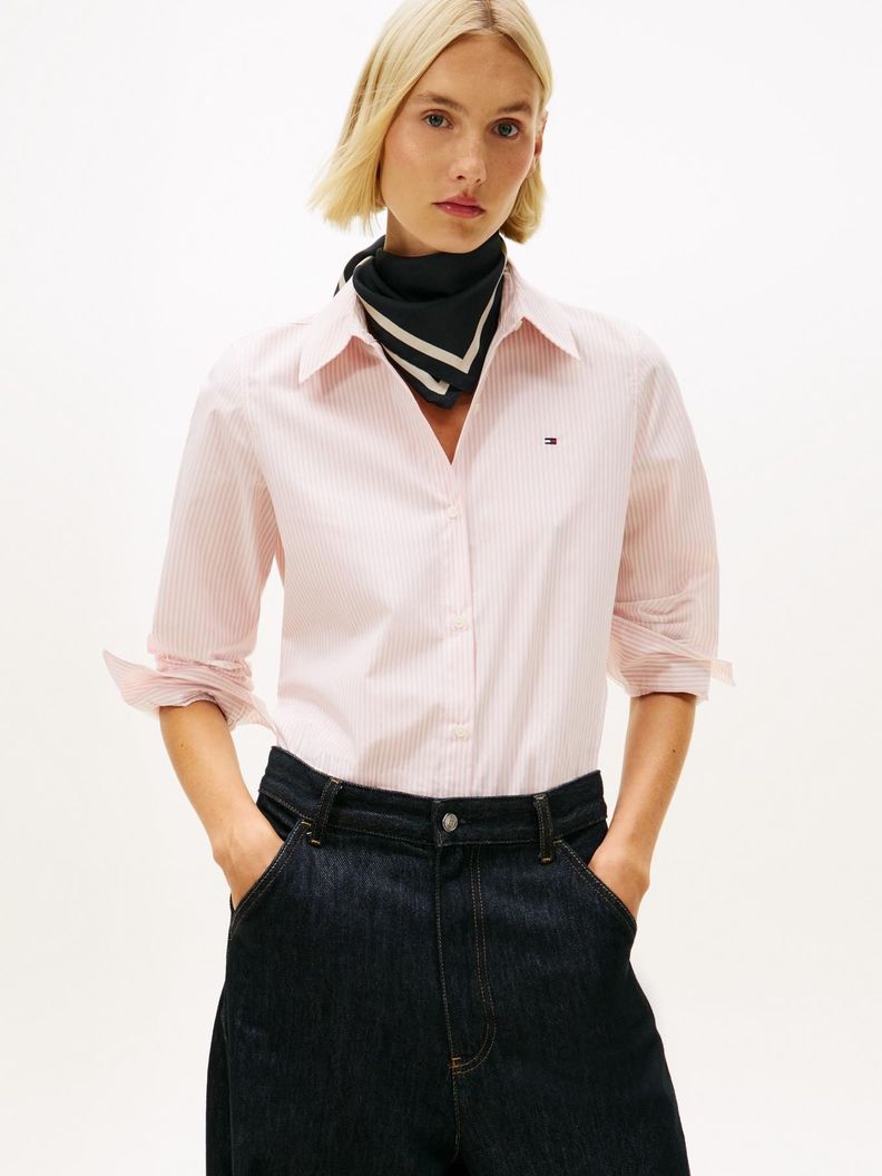 Camisa A Rayas Regular Fit