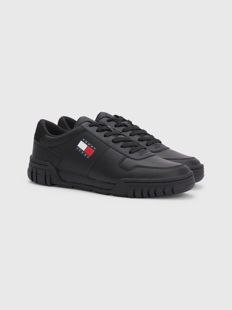 Zapatillas Retro De Cuero
 Negro Tommy Hilfiger-0