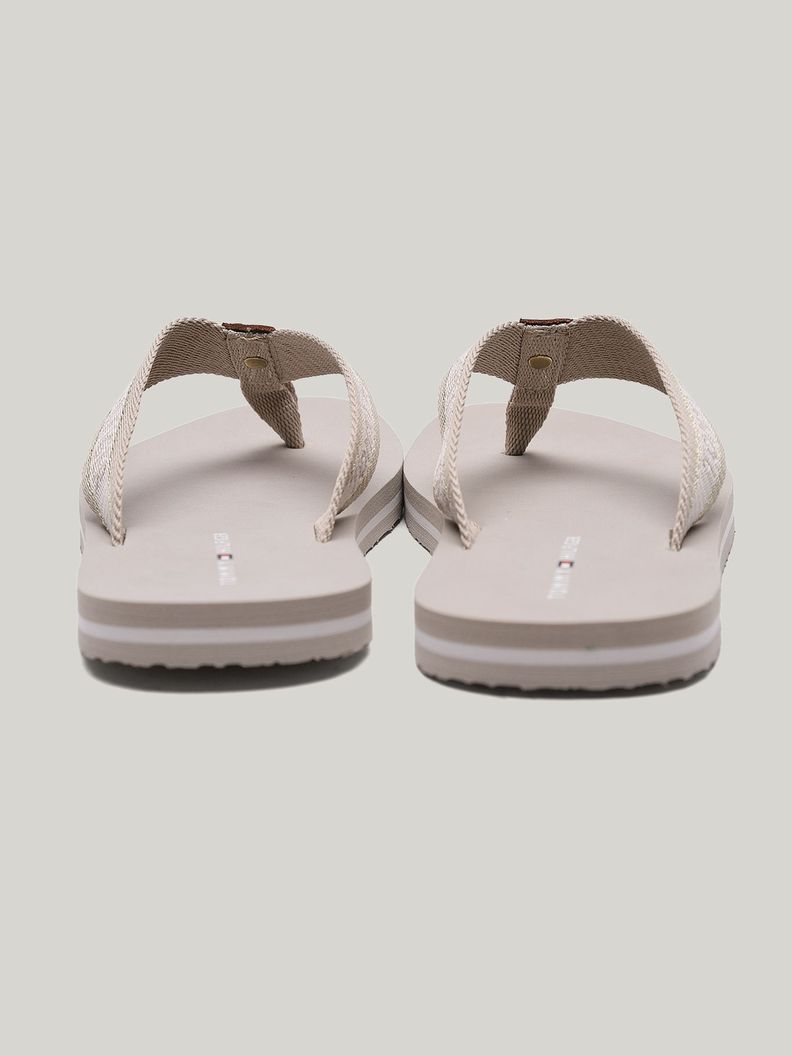 Sandalias Planas Con Logo Verde Tommy Hilfiger-1