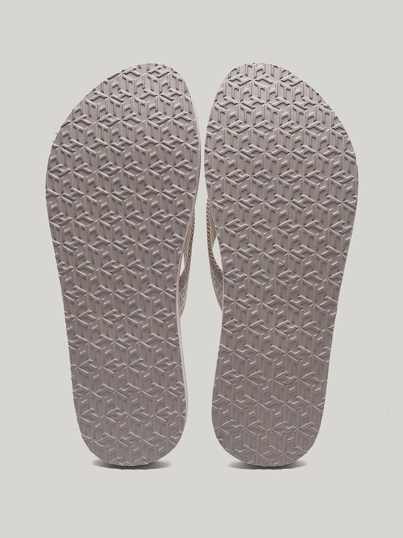 Sandalias Planas Con Logo Verde Tommy Hilfiger-3
