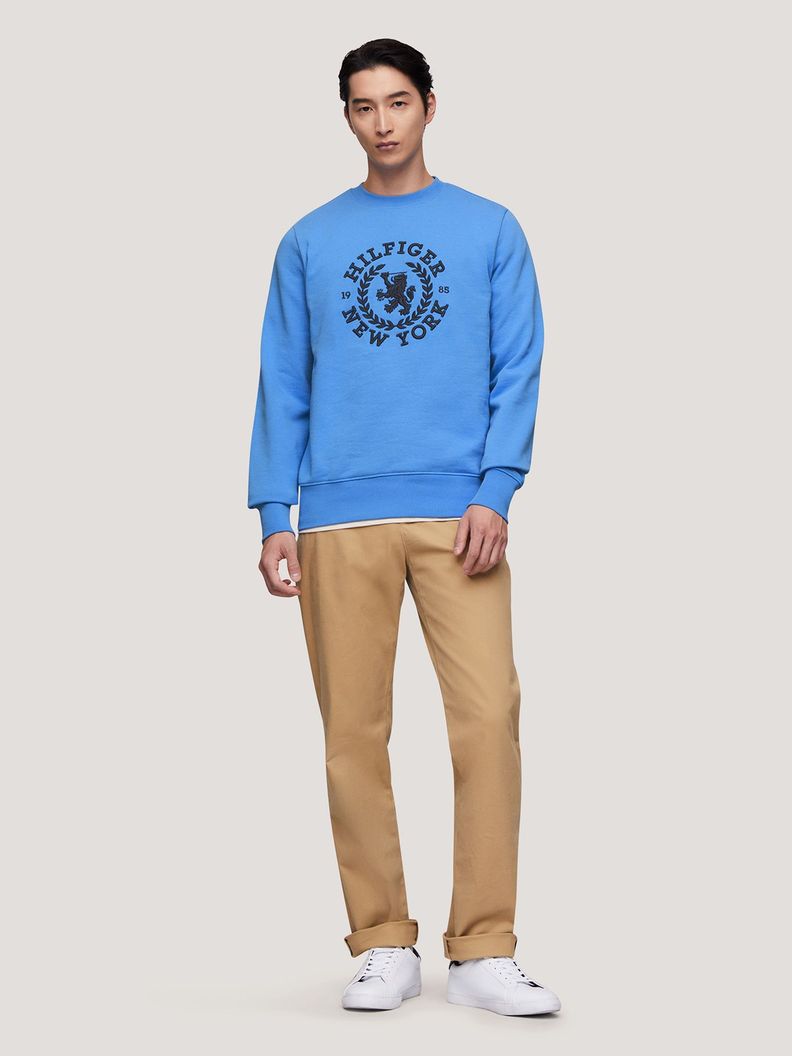 POLERÓN I CREST LOGO CELESTE TOMMY HILFIGER-1