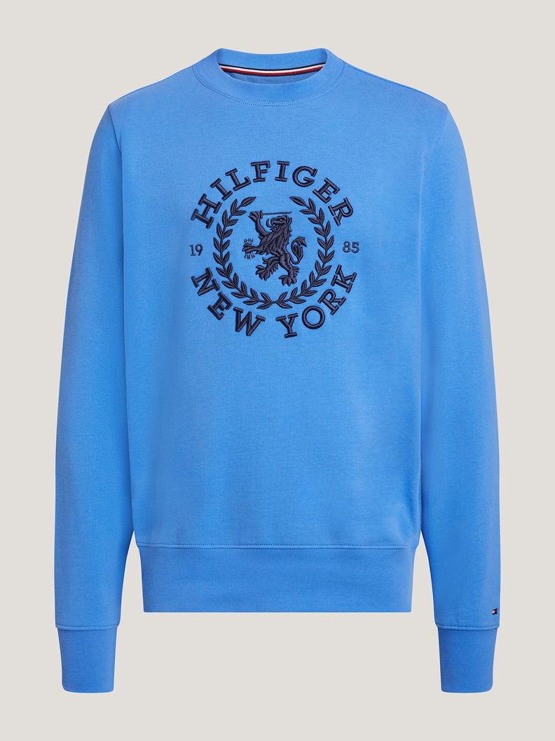 POLERÓN I CREST LOGO CELESTE TOMMY HILFIGER-4