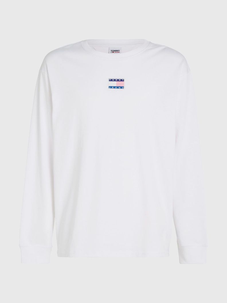 Polera Relaxed Universitaria Blanco Tommy Jeans-4