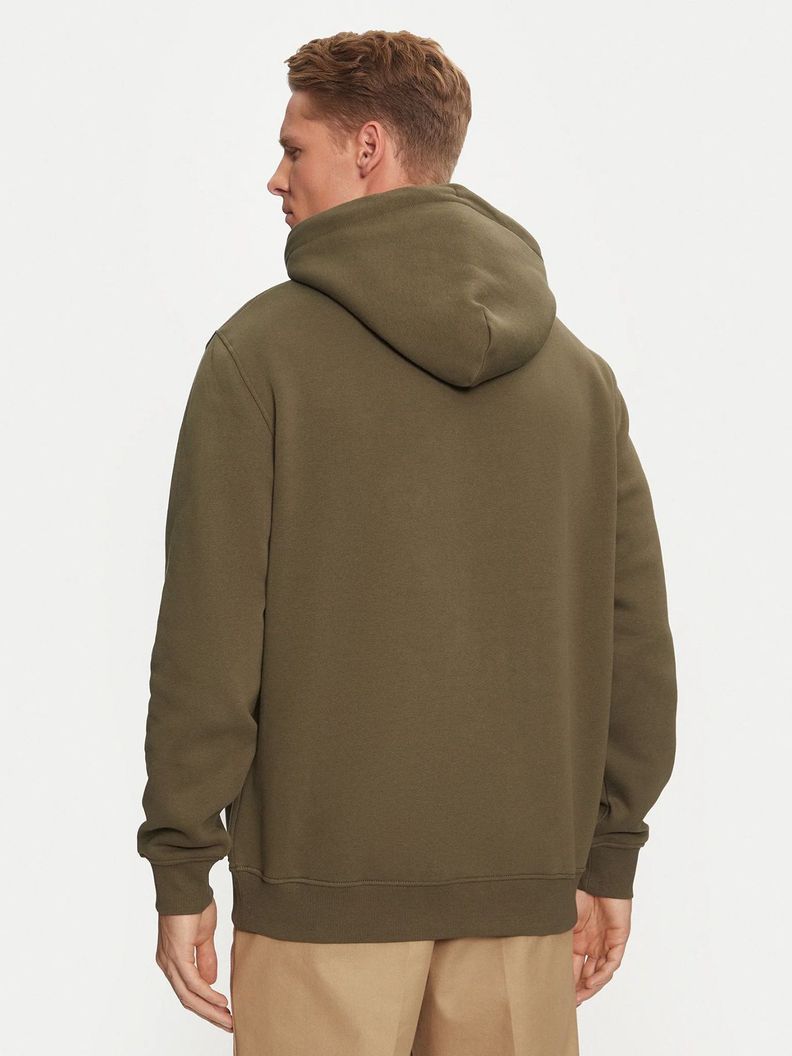 Polerón Hoodie Con Logo Bordado Verde Tommy Jeans-2