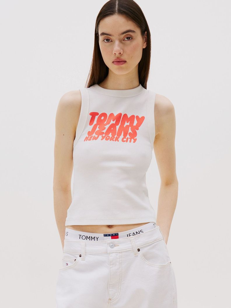 Polera Bubble Con Logo Slim Fit