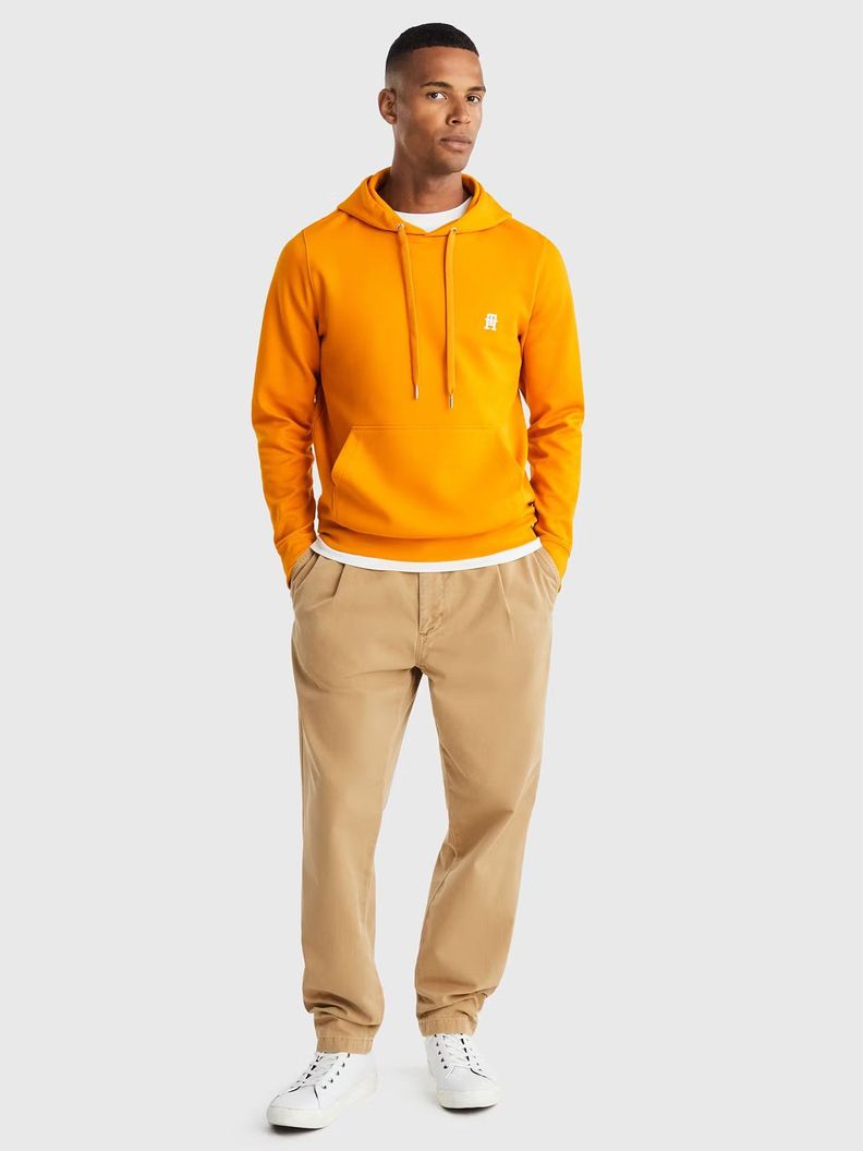 Polerón Hoodie Logo Monogram Naranjo Tommy Hilfiger-1