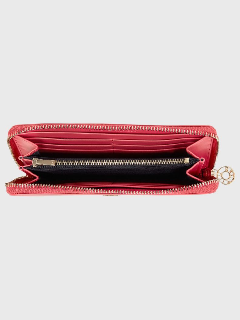 Billetera Distinct Con Cierre Rosado Tommy Hilfiger-2
