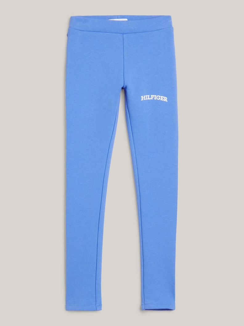 Leggins Solid Logo Monotype Celeste Tommy Hilfiger-4