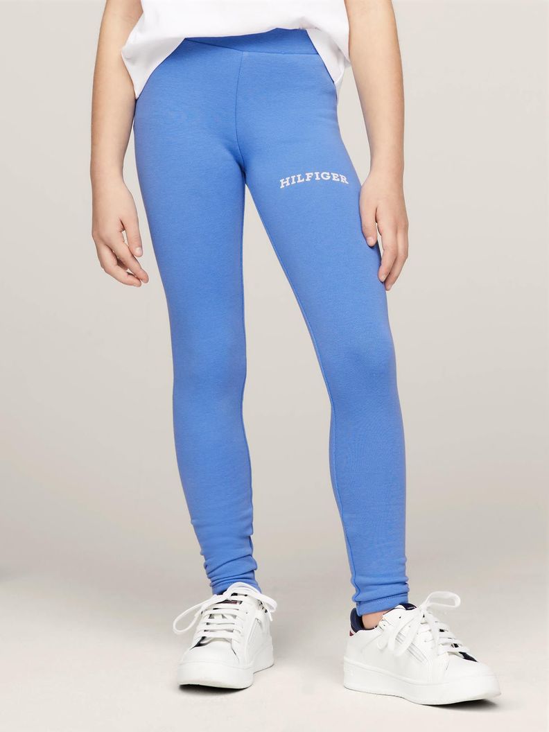 Leggins Solid Logo Monotype Celeste Tommy Hilfiger-1