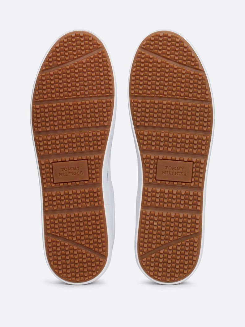 Zapatillas Core Stripe De Cuero Blanco Tommy Hilfiger-3