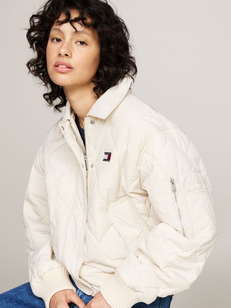 Chaqueta Acolchada Repelente Agua Beige Tommy Hilfiger-3