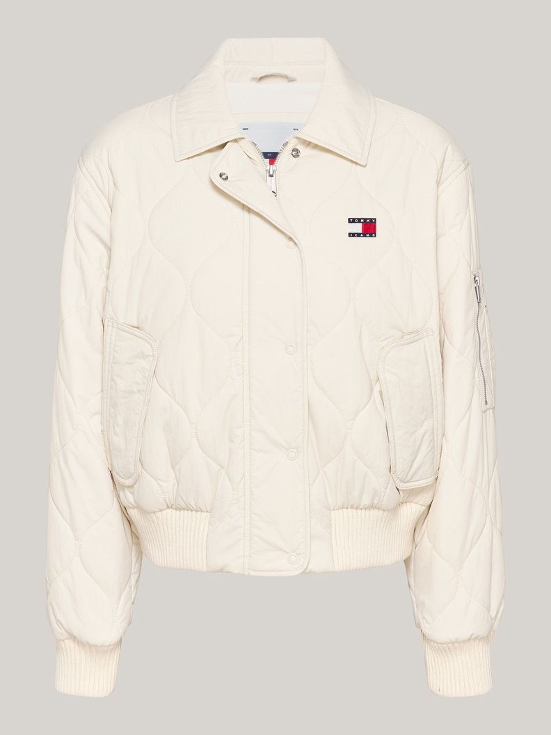 Chaqueta Acolchada Repelente Agua Beige Tommy Hilfiger-4