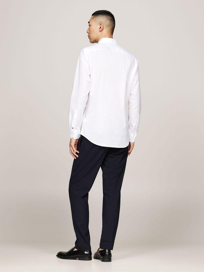 Camisa En Tejido Dobby Slim Fit Blanco Tommy Hilfiger-2