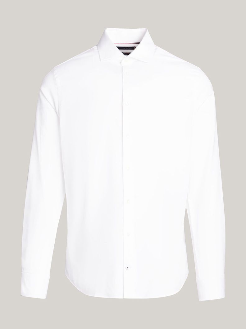 Camisa En Tejido Dobby Slim Fit Blanco Tommy Hilfiger-4