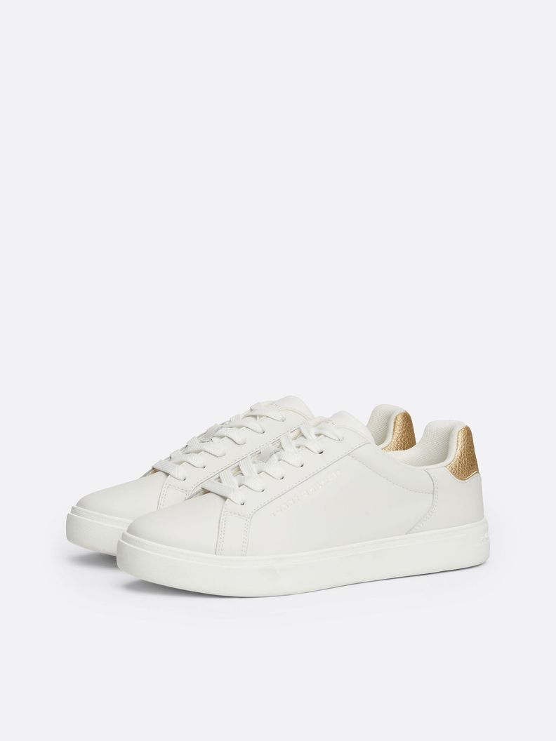 Zapatilla Detalle Metalizado Blanco Tommy Hilfiger-0