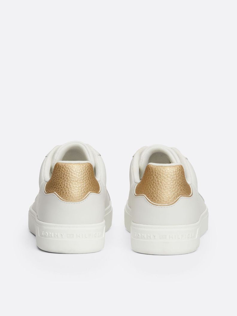 Zapatilla Detalle Metalizado Blanco Tommy Hilfiger-1