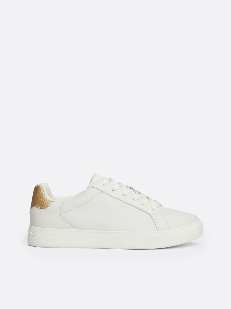 Zapatilla Detalle Metalizado Blanco Tommy Hilfiger-4