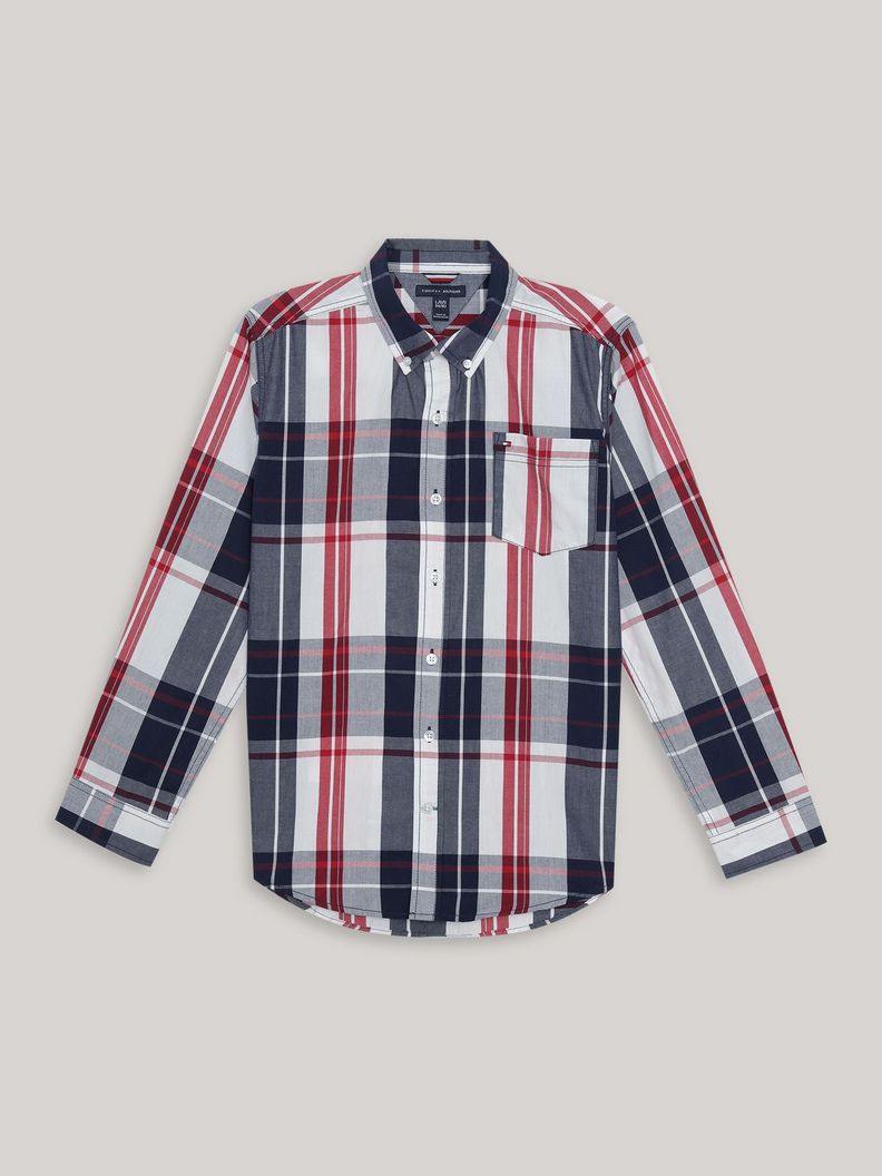 Camisa Niño Estampado Cuadros Multicolor Tommy Hilfiger-0