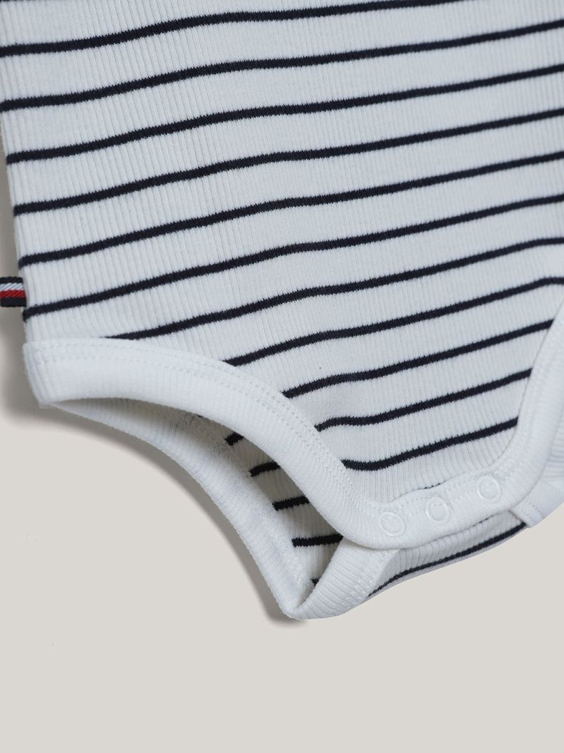 Set De 3 Piezas Para Bebe Blanco Tommy Hilfiger-2
