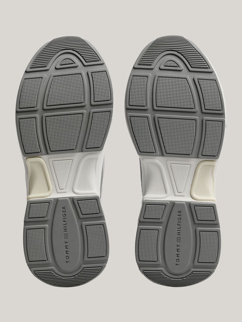 Zapatillas De Cuero Chunky Dressy Gris Tommy Hilfiger-3