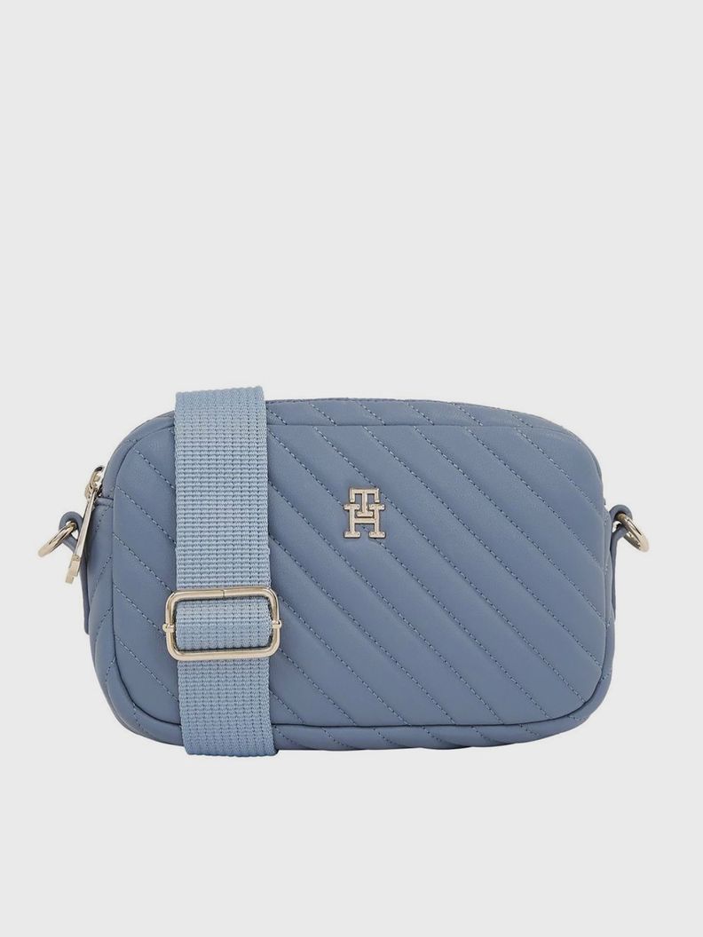 Bandolera Poppy Reform Acolchada Celeste Tommy Hilfiger-0