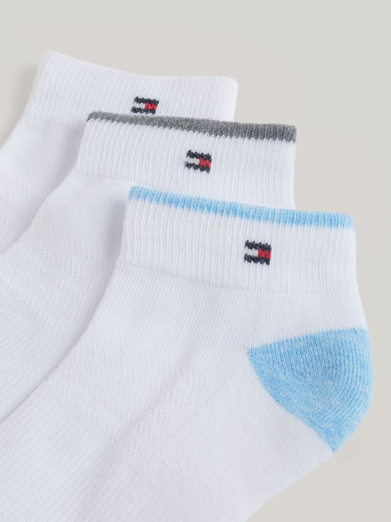 Pack De 6 Calcetines Athlet Quarter Gris Tommy Hilfiger-1