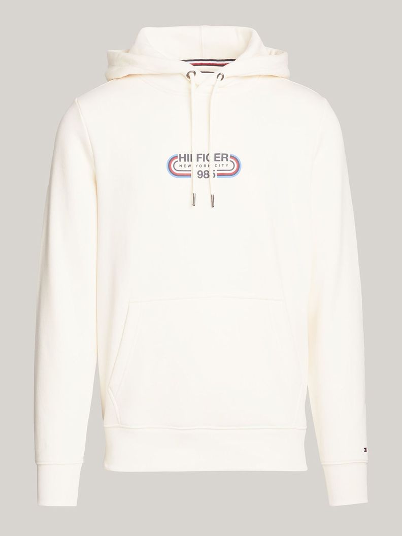 Polerón Hoodie Logo Sport Gráfico Beige Tommy Hilfiger-4
