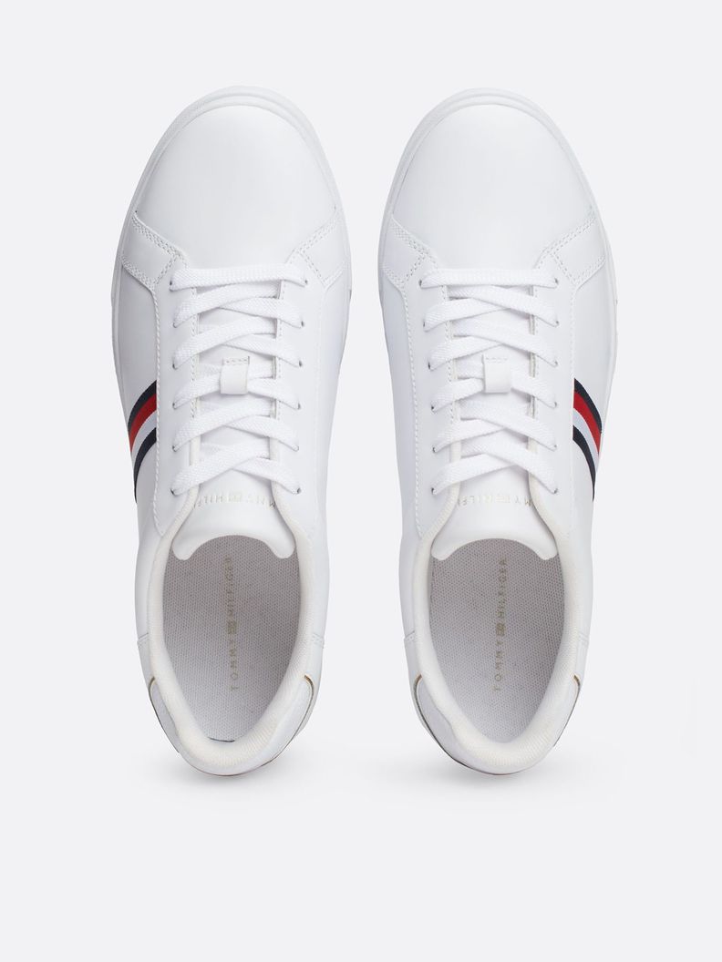 Zapatillas De Cuero Essential Blanco Tommy Hilfiger-2