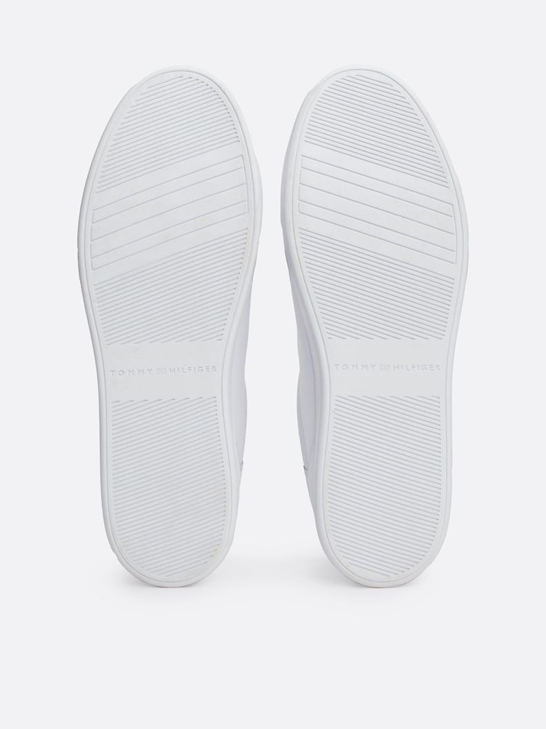 Zapatillas De Cuero Essential Blanco Tommy Hilfiger-3