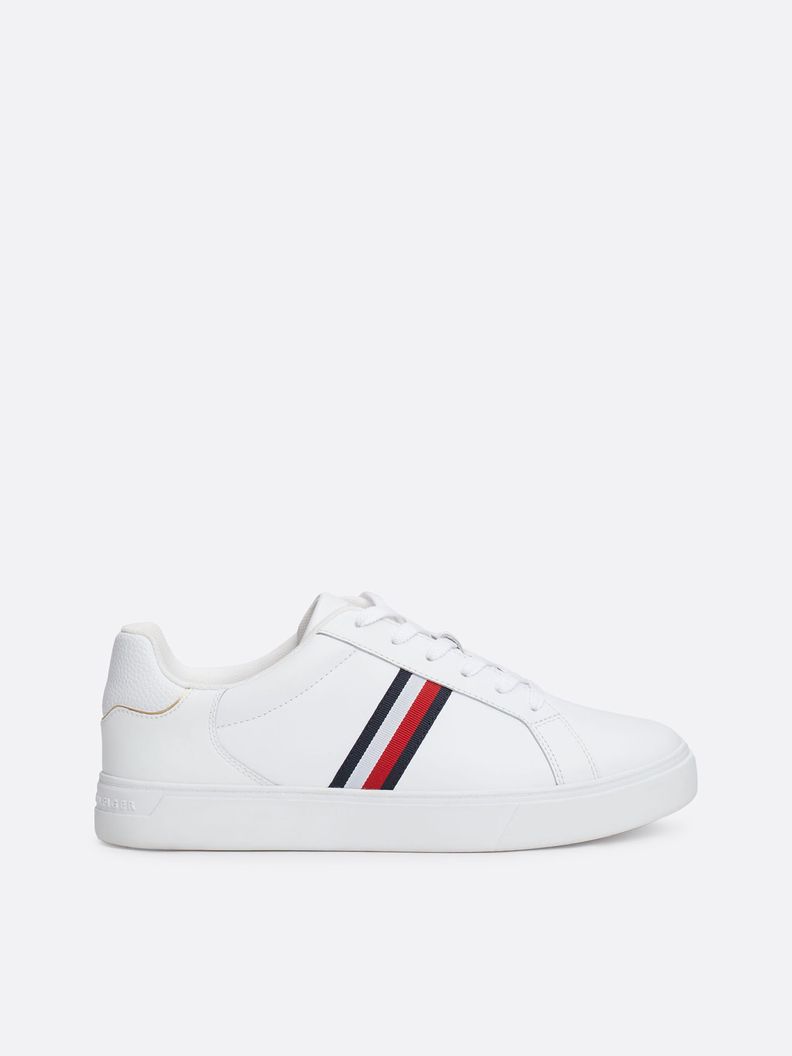 Zapatillas De Cuero Essential Blanco Tommy Hilfiger-4