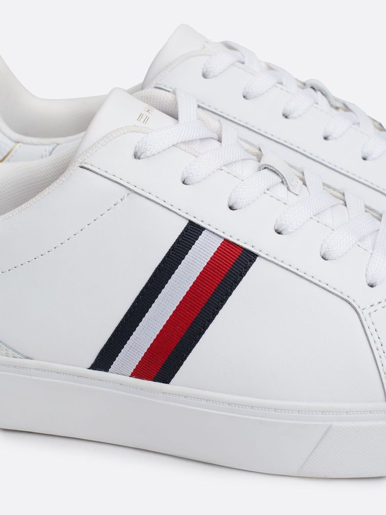 Zapatillas De Cuero Essential Blanco Tommy Hilfiger-6