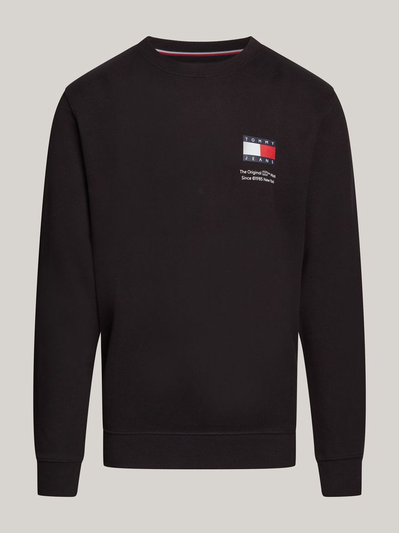 Polerón Con Logo Flag Negro Tommy Jeans-4
