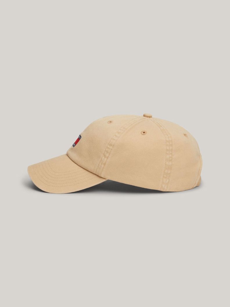 Polera Organic Logo Slim Fit Beige Tommy Hilfiger-2